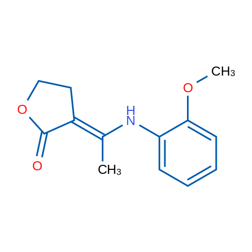 (3E)-3-{1-[(2-methoxyphenyl)amino]ethylidene}oxolan-2-one 1g