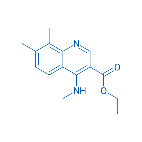 Ethyl 7,8-dimethyl-4-(methylamino)quinoline-3-carboxylate 1g