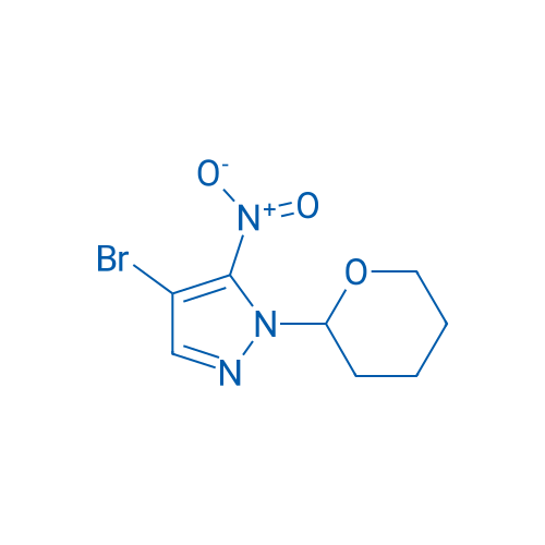 4-Bromo-5-nitro-1-(tetrahydro-2H-pyran-2-yl)-1H-pyrazole 100mg