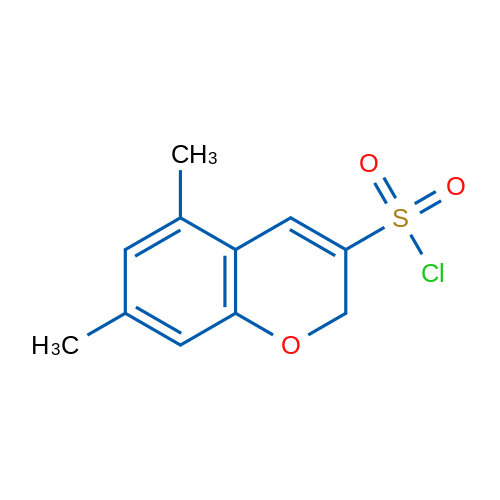 5,7-Dimethyl-2H-chromene-3-sulfonyl chloride 1g