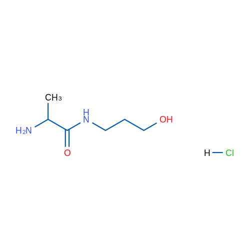 2-Amino-N-(3-hydroxypropyl)propanamide hydrochloride 1g