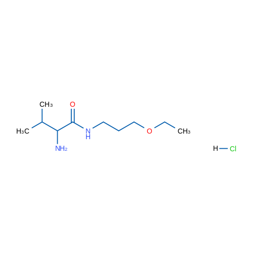 2-Amino-N-(3-ethoxypropyl)-3-methylbutanamide hydrochloride 1g