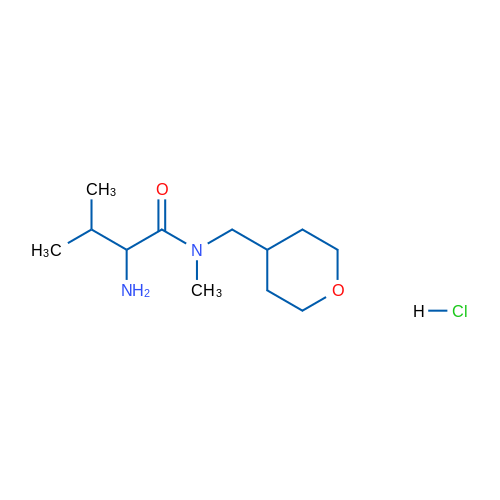 2-Amino-N,3-dimethyl-N-((tetrahydro-2H-pyran-4-yl)methyl)butanamide hydrochloride 1g