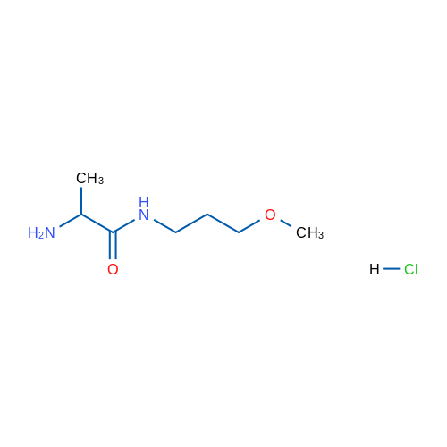 2-Amino-N-(3-methoxypropyl)propanamide hydrochloride 5g