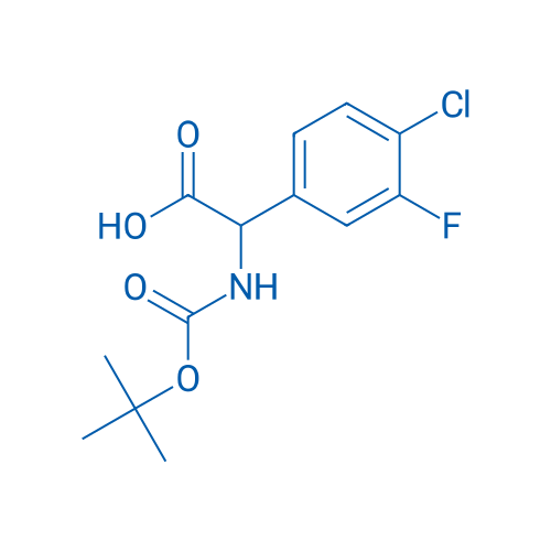 [(tert-Butoxycarbonyl)amino](4-chloro-3-fluorophenyl)acetic acid 100mg