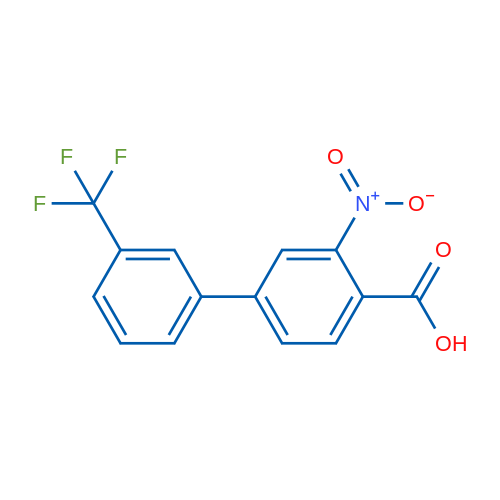3-Nitro-3'-(trifluoromethyl)-[1,1'-biphenyl]-4-carboxylic acid 1g
