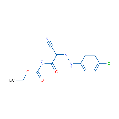 Ethyl N-[(Z)-[2-(4-chlorophenyl)hydrazin-1-ylidene](cyano)carbonyl]carbamate 1g
