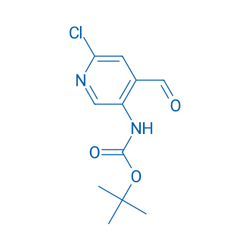 tert-Butyl (6-chloro-4-formylpyridin-3-yl)carbamate 250mg
