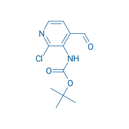 tert-Butyl (2-chloro-4-formylpyridin-3-yl)carbamate 100mg