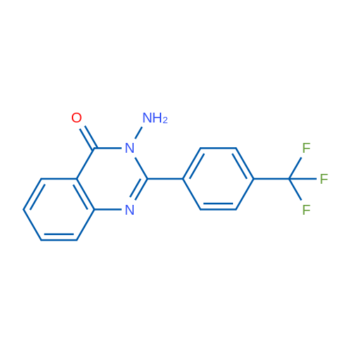 3-Amino-2-(4-(trifluoromethyl)phenyl)quinazolin-4(3H)-one 1g