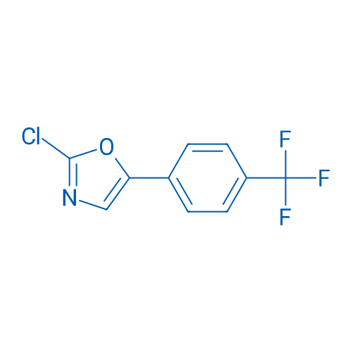 2-Chloro-5-(4-(trifluoromethyl)phenyl)oxazole 100mg