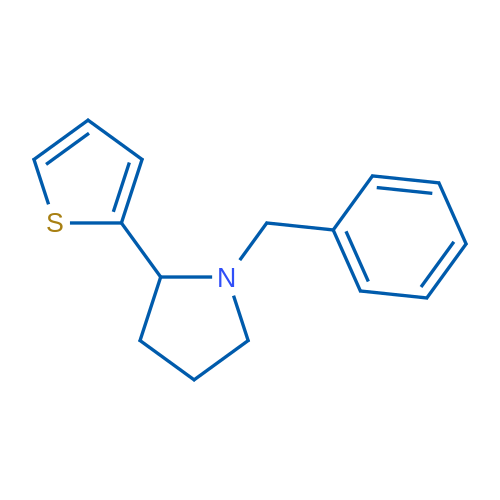 1-Benzyl-2-(thiophen-2-yl)pyrrolidine 1g