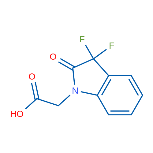 2-(3,3-Difluoro-2-oxoindolin-1-yl)acetic acid 1g