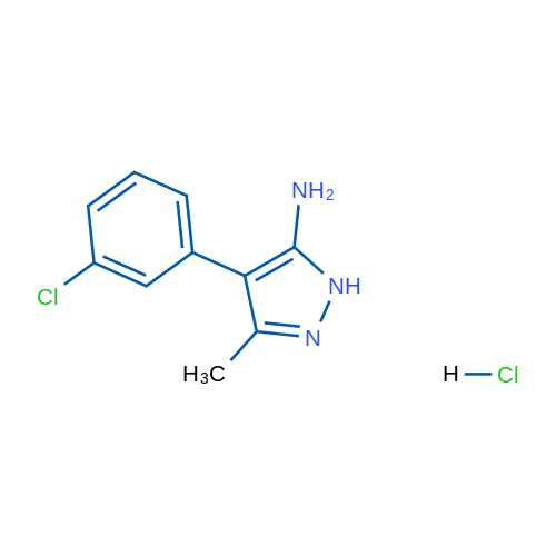 4-(3-Chlorophenyl)-3-methyl-1H-pyrazol-5-amine hydrochloride 5g