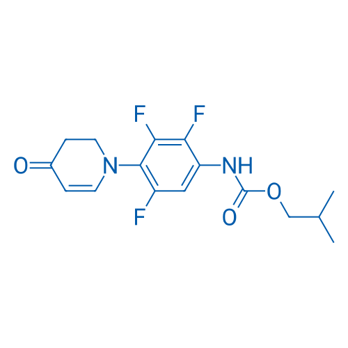 Isobutyl (2,3,5-trifluoro-4-(4-oxo-3,4-dihydropyridin-1(2H)-yl)phenyl)carbamate 250mg