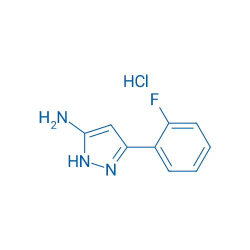 3-(2-Fluorophenyl)-1H-pyrazol-5-amine hydrochloride 5g