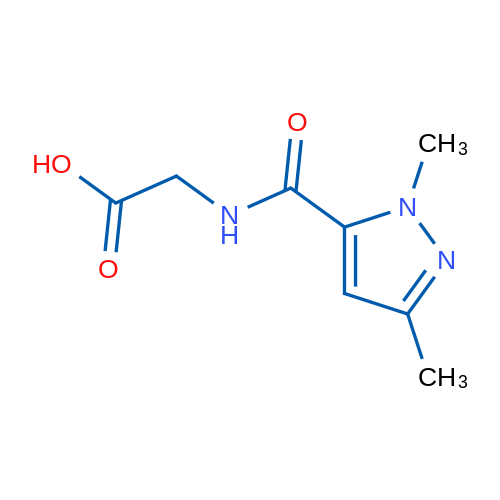 2-(1,3-Dimethyl-1H-pyrazole-5-carboxamido)acetic acid 1g
