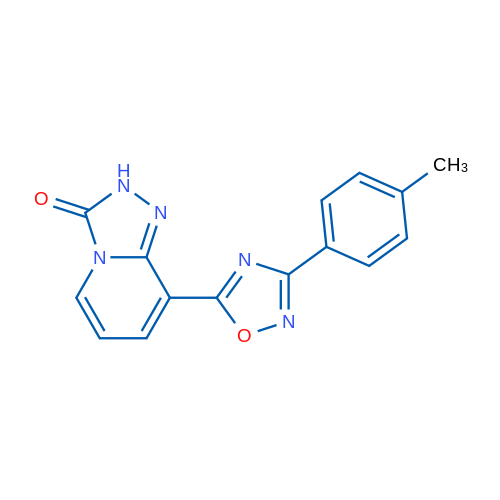 8-[3-(4-Methylphenyl)-1,2,4-oxadiazol-5-yl]-2H,3H-[1,2,4]triazolo[4,3-a]pyridin-3-one 1g