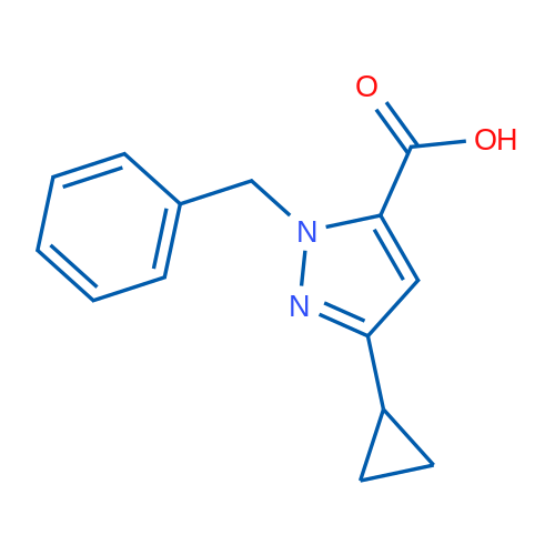 1-Benzyl-3-cyclopropyl-1H-pyrazole-5-carboxylic acid 1g