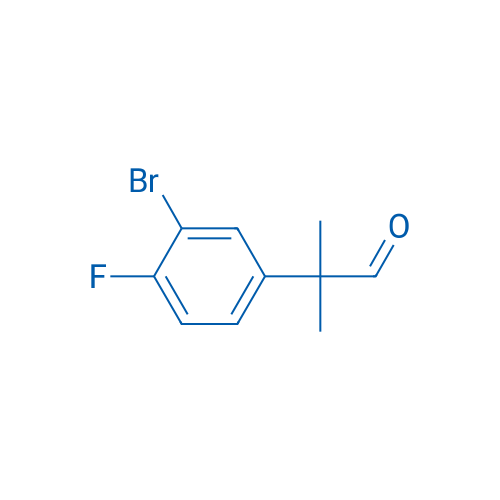 2-(3-Bromo-4-fluorophenyl)-2-methylpropanal 1g