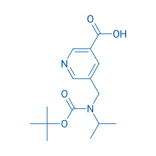 5-(((tert-Butoxycarbonyl)(isopropyl)amino)methyl)nicotinic acid 100mg