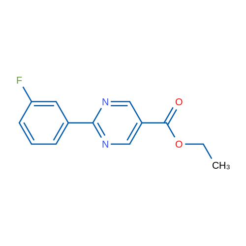 Ethyl 2-(3-fluorophenyl)pyrimidine-5-carboxylate 1g