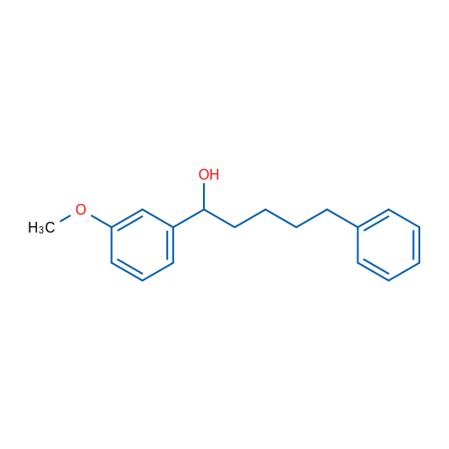 1-(3-Methoxyphenyl)-5-phenylpentan-1-ol 1g