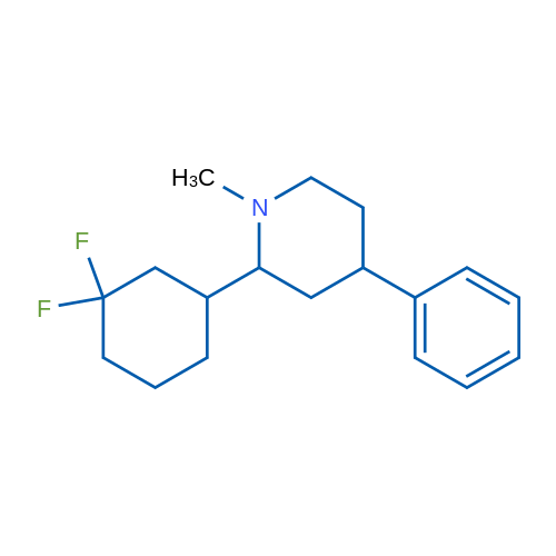 2-(3,3-Difluorocyclohexyl)-1-methyl-4-phenylpiperidine 1g