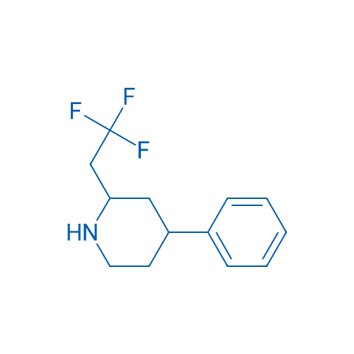4-Phenyl-2-(2,2,2-trifluoroethyl)piperidine 1g