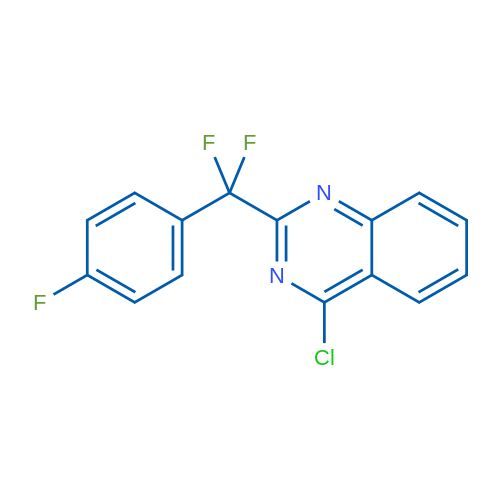 4-Chloro-2-(difluoro(4-fluorophenyl)methyl)quinazoline 1g