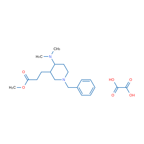Methyl 3-(1-benzyl-4-(dimethylamino)piperidin-3-yl)propanoate oxalate 1g