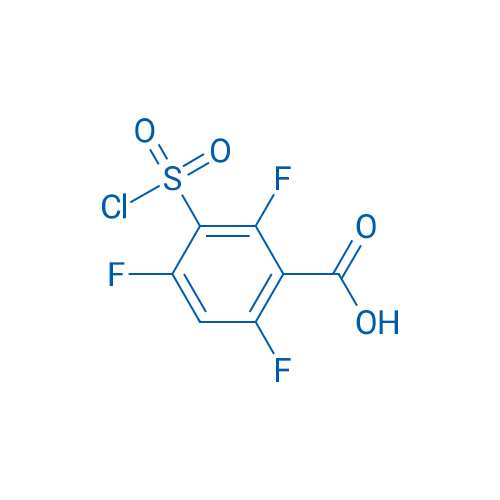 3-(Chlorosulfonyl)-2,4,6-trifluorobenzoic acid 1g