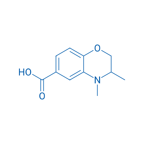 3,4-Dimethyl-3,4-dihydro-2H-benzo[b][1,4]oxazine-6-carboxylic acid 250mg