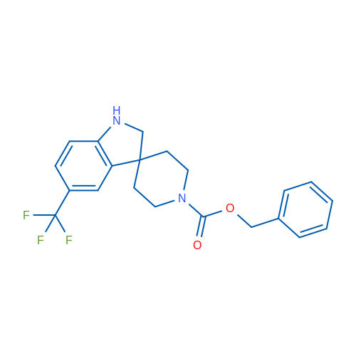 Benzyl 5-(trifluoromethyl)spiro[indoline-3,4'-piperidine]-1'-carboxylate 1g
