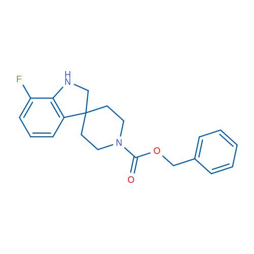 Benzyl 7-fluorospiro[indoline-3,4'-piperidine]-1'-carboxylate 1g