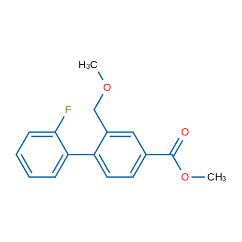 Methyl 2'-fluoro-2-(methoxymethyl)-[1,1'-biphenyl]-4-carboxylate 1g