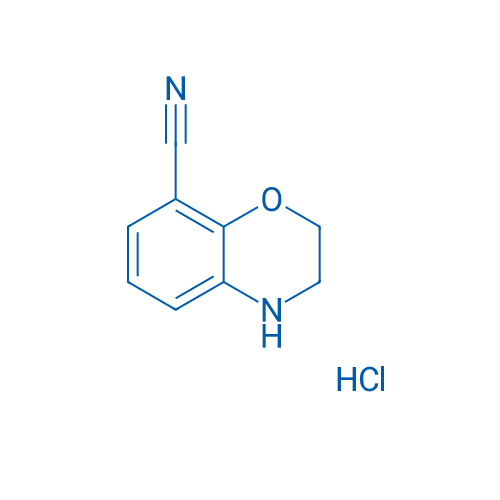 3,4-Dihydro-2H-benzo[b][1,4]oxazine-8-carbonitrile hydrochloride 1g