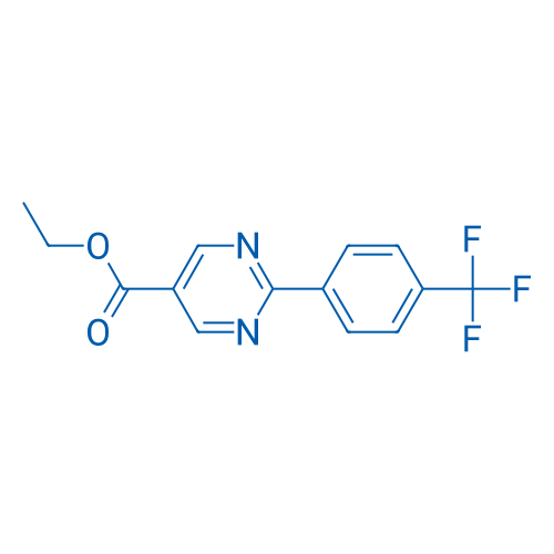 Ethyl 2-(4-(trifluoromethyl)phenyl)pyrimidine-5-carboxylate 1g