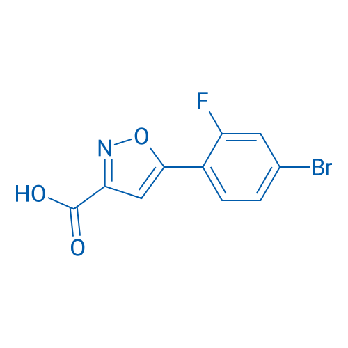5-(4-Bromo-2-fluorophenyl)isoxazole-3-carboxylic acid 250mg