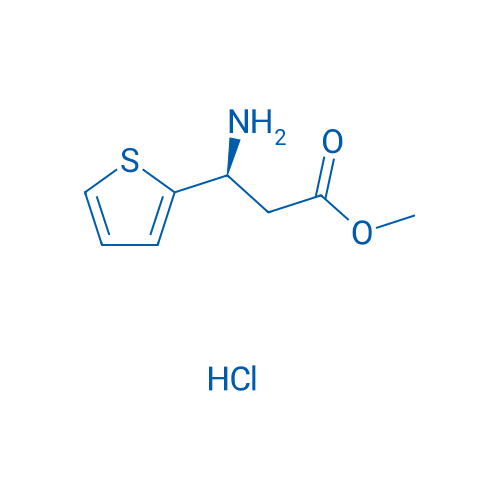 Methyl (S)-3-amino-3-(thiophen-2-yl)propanoate hydrochloride 250mg