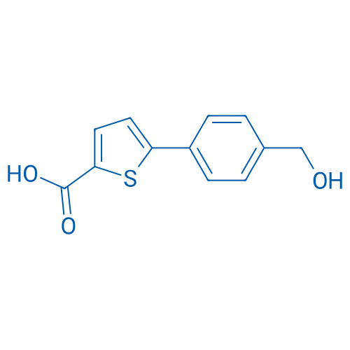 5-(4-(Hydroxymethyl)phenyl)thiophene-2-carboxylic acid 1g