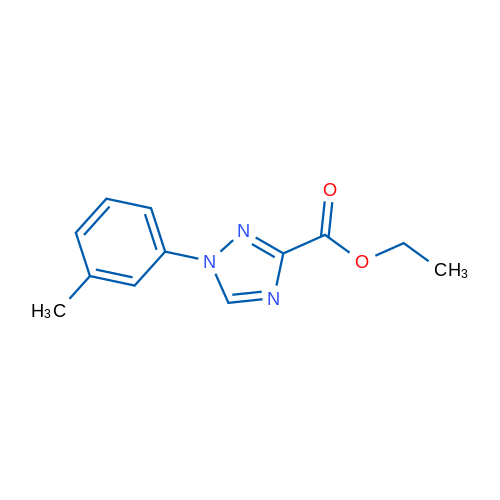 Ethyl 1-(m-tolyl)-1H-1,2,4-triazole-3-carboxylate 1g