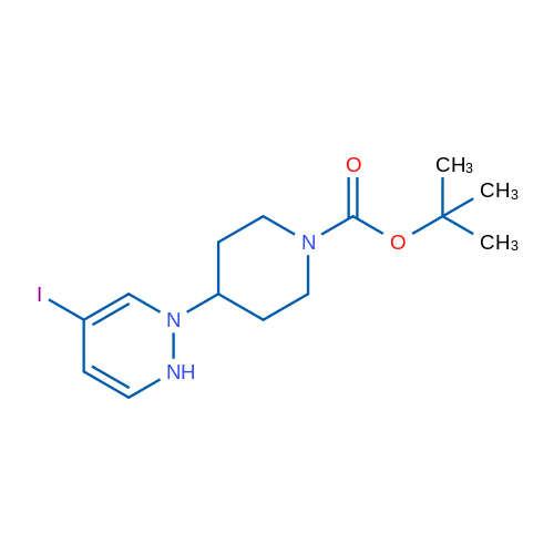 tert-Butyl 4-(5-iodopyridazin-1(2H)-yl)piperidine-1-carboxylate 1g