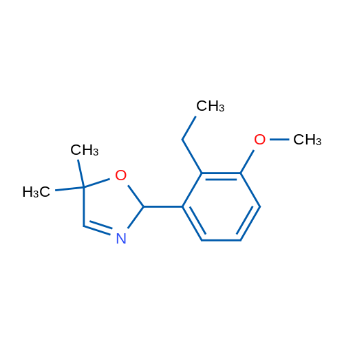2-(2-Ethyl-3-methoxyphenyl)-5,5-dimethyl-2,5-dihydrooxazole 1g