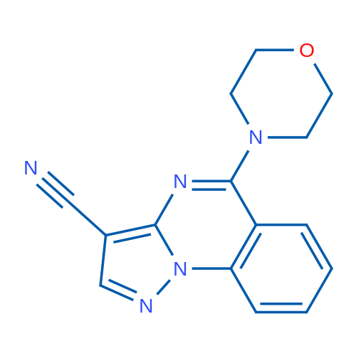 5-(Morpholin-4-yl)pyrazolo[1,5-a]quinazoline-3-carbonitrile 1g
