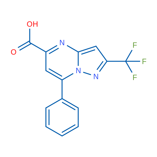 7-Phenyl-2-(trifluoromethyl)pyrazolo[1,5-a]pyrimidine-5-carboxylic acid 5g