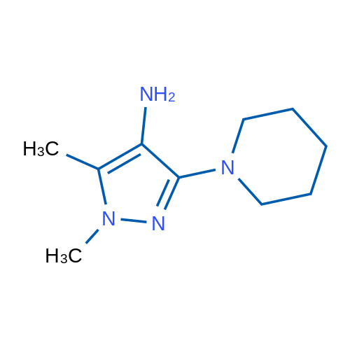 1,5-Dimethyl-3-(piperidin-1-yl)-1H-pyrazol-4-amine 1g