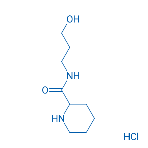 N-(3-Hydroxypropyl)piperidine-2-carboxamide hydrochloride 1g