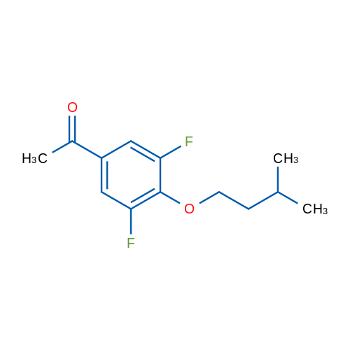 1-(3,5-Difluoro-4-(isopentyloxy)phenyl)ethanone 1g