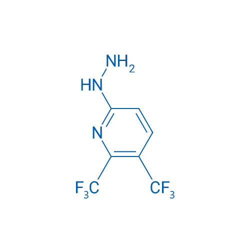 (5,6-Bis-trifluoromethyl-pyridin-2-yl)-hydrazine 1g